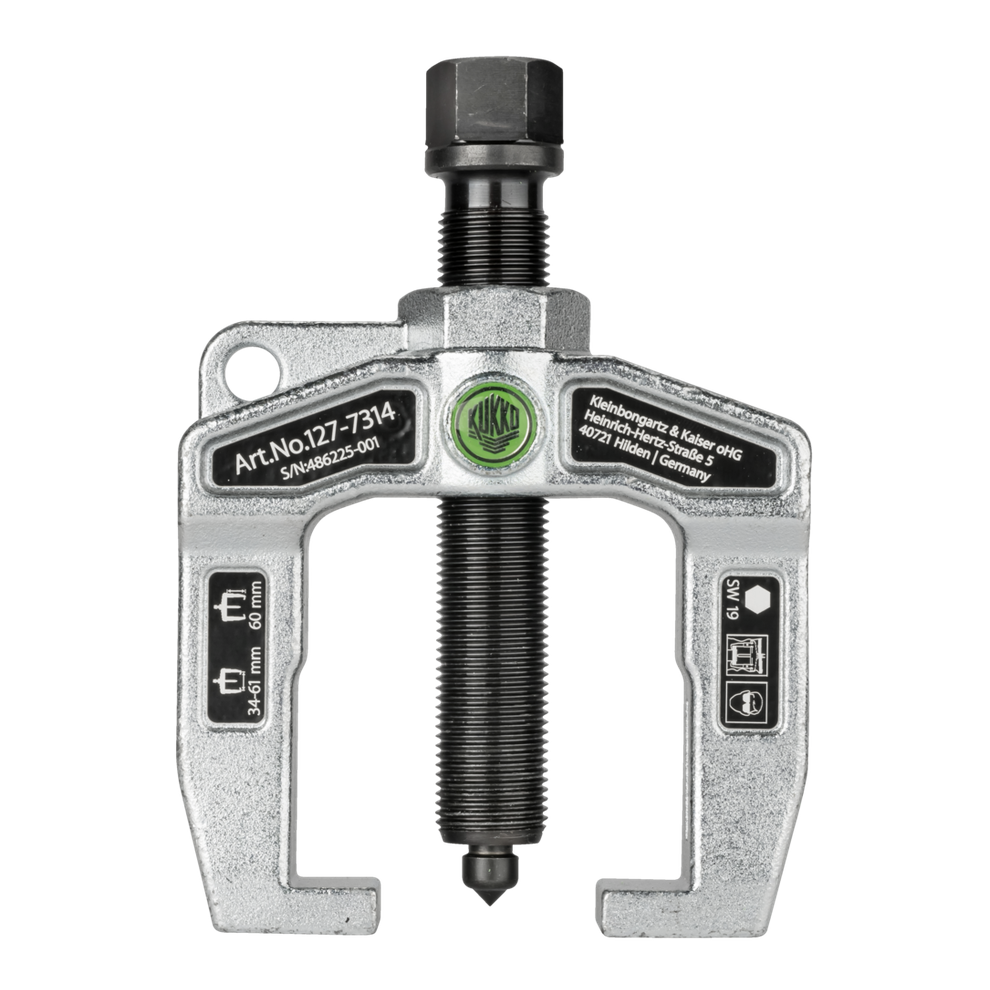 Kukko 127-7314 - Ball joint puller with spread 34 mm - 61 mm, reach 60 mm