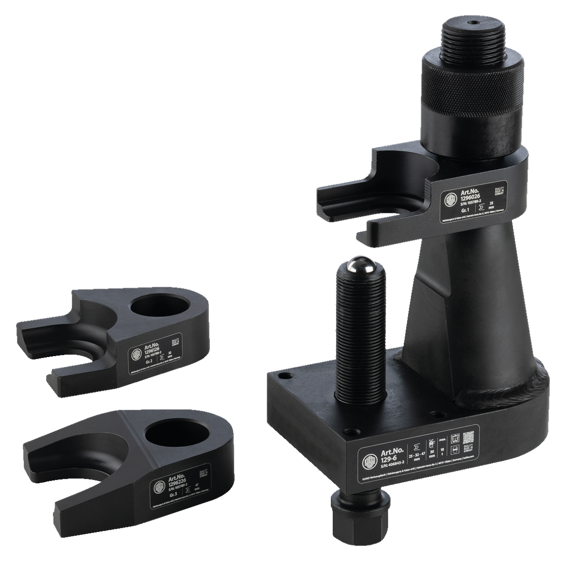 Kukko 129-6 - Truck Ball Joint Extractor "Universal