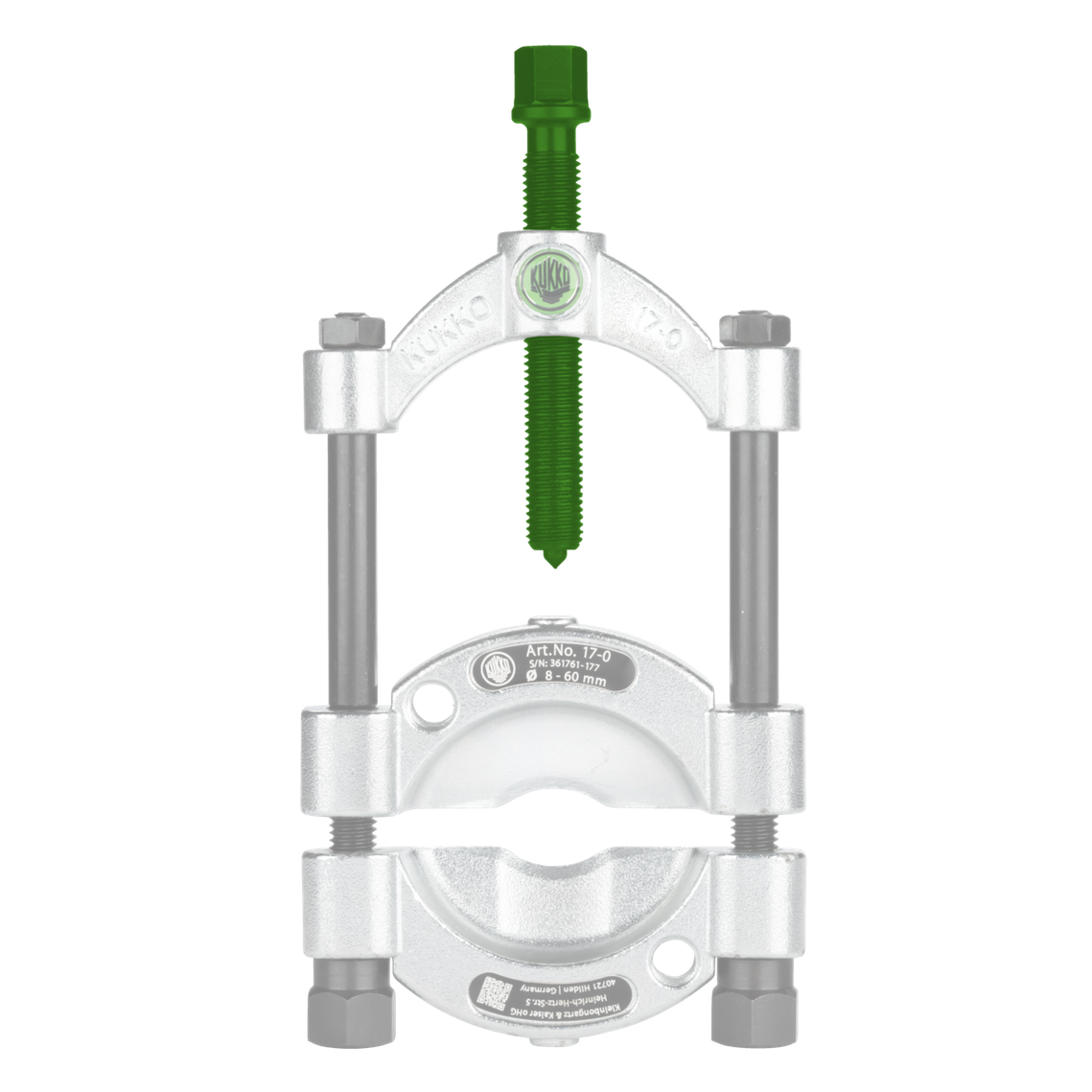 Kukko 17-0-06 - Quick-clamping spindle 17-0 for separating devices