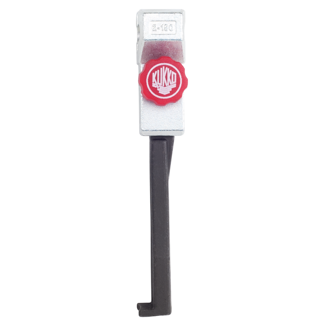 Kukko 2-153-E - Narrow, quick-adjustable standard jaws single, total length 186 mm