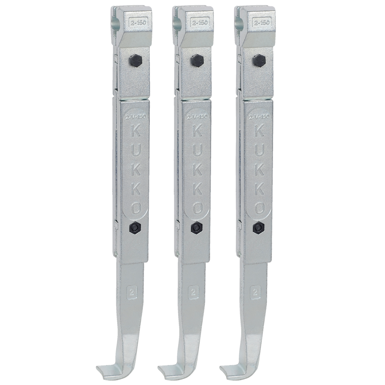 Kukko 2-300-S - Standard Puller Jaws Set, Total Length 343 mm