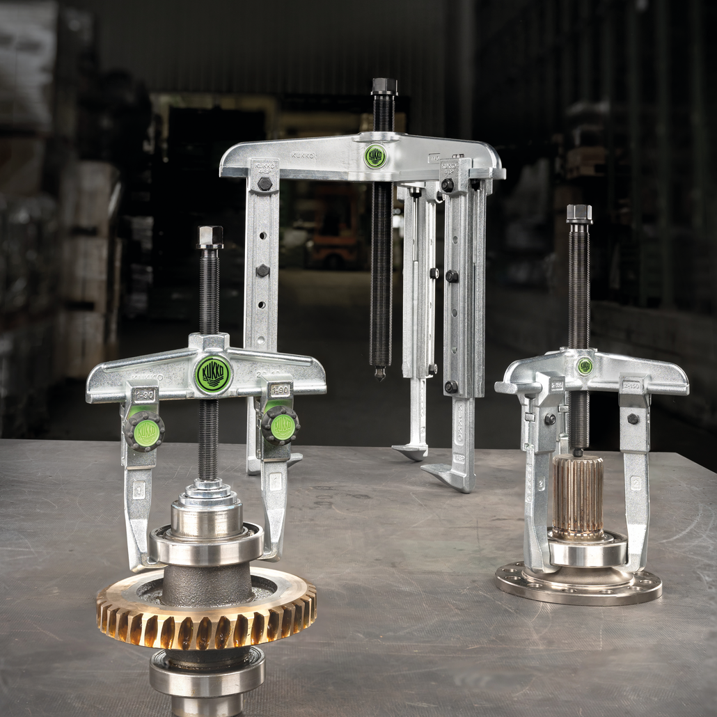 Kukko 20-1+ | 2-jaw universal puller with quick adjustment jaws, up to 90 mm spread, 100 mm reach