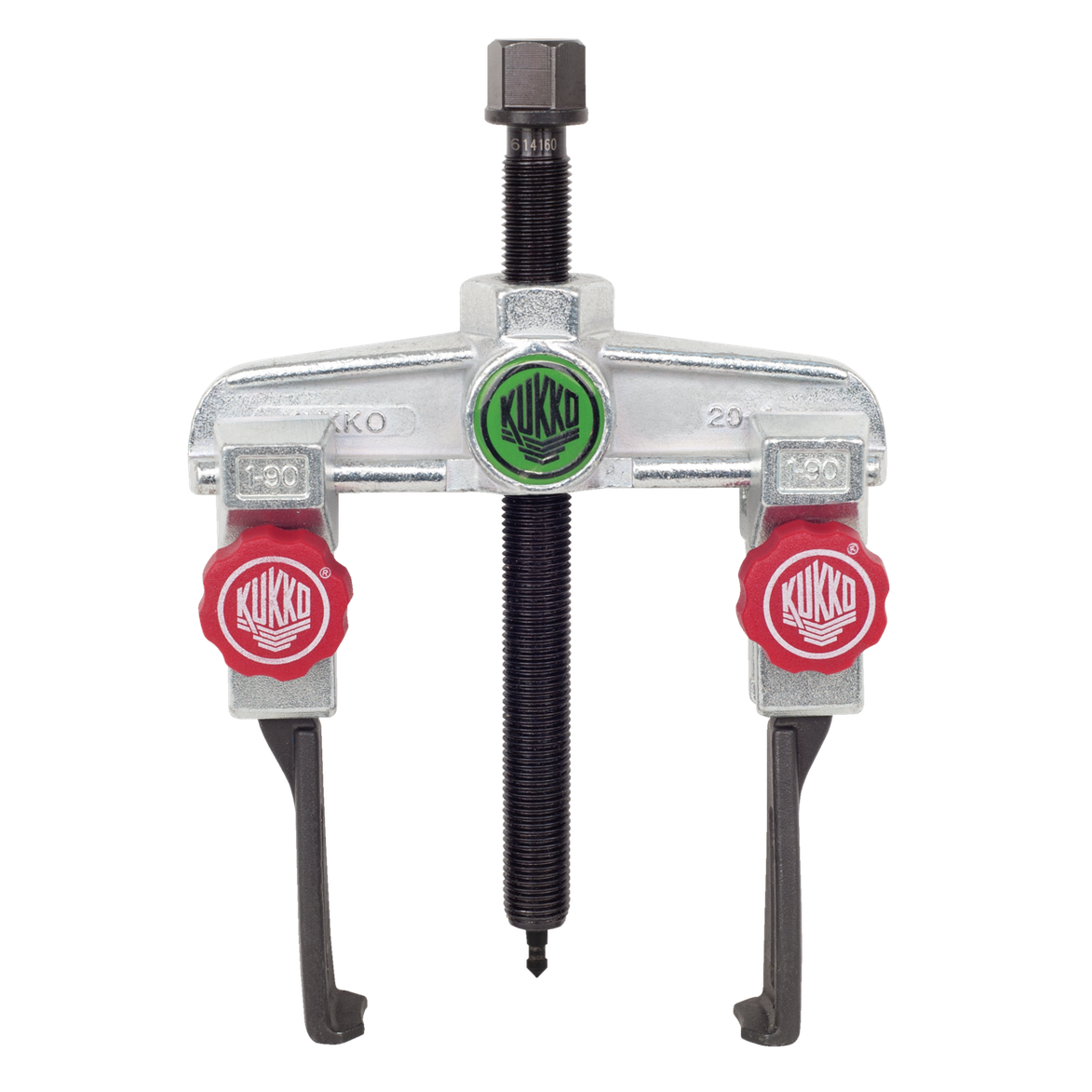 Kukko 20-1+S-T - 2-arm universal puller 90 x 100 mm with extremely narrow, quick-adjustable trigger hooks