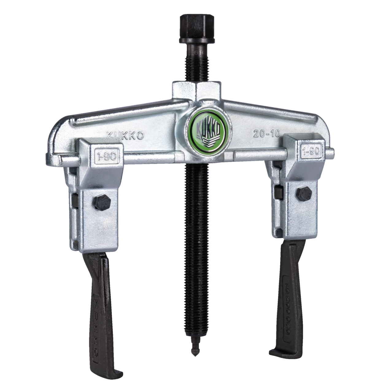 Kukko 20-1-S-T - 2-arm universal puller 90 x 100 mm with extremely narrow puller hooks