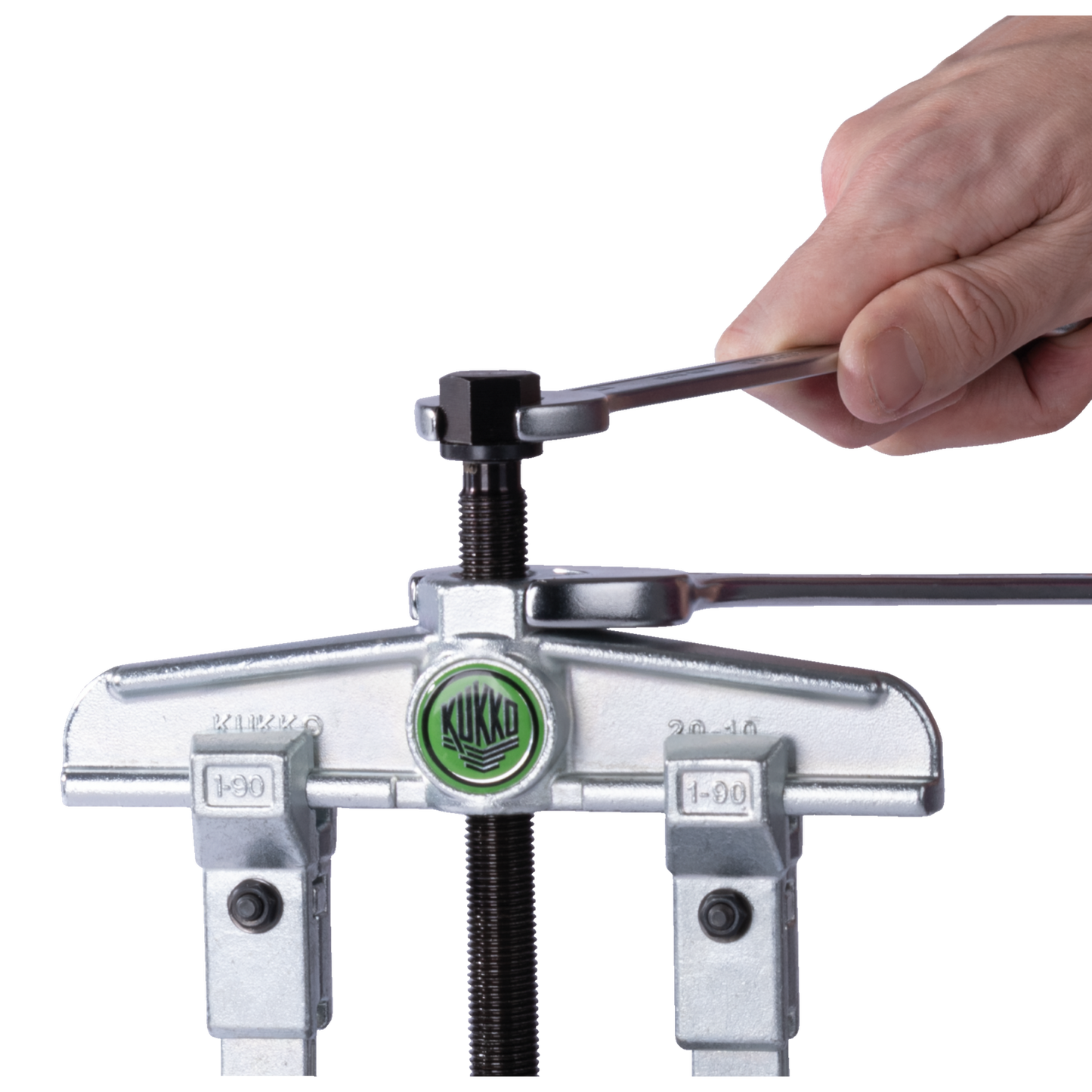 Kukko 20-10 | 2-jaw universal puller, up to 130 mm spread, 100 mm reach