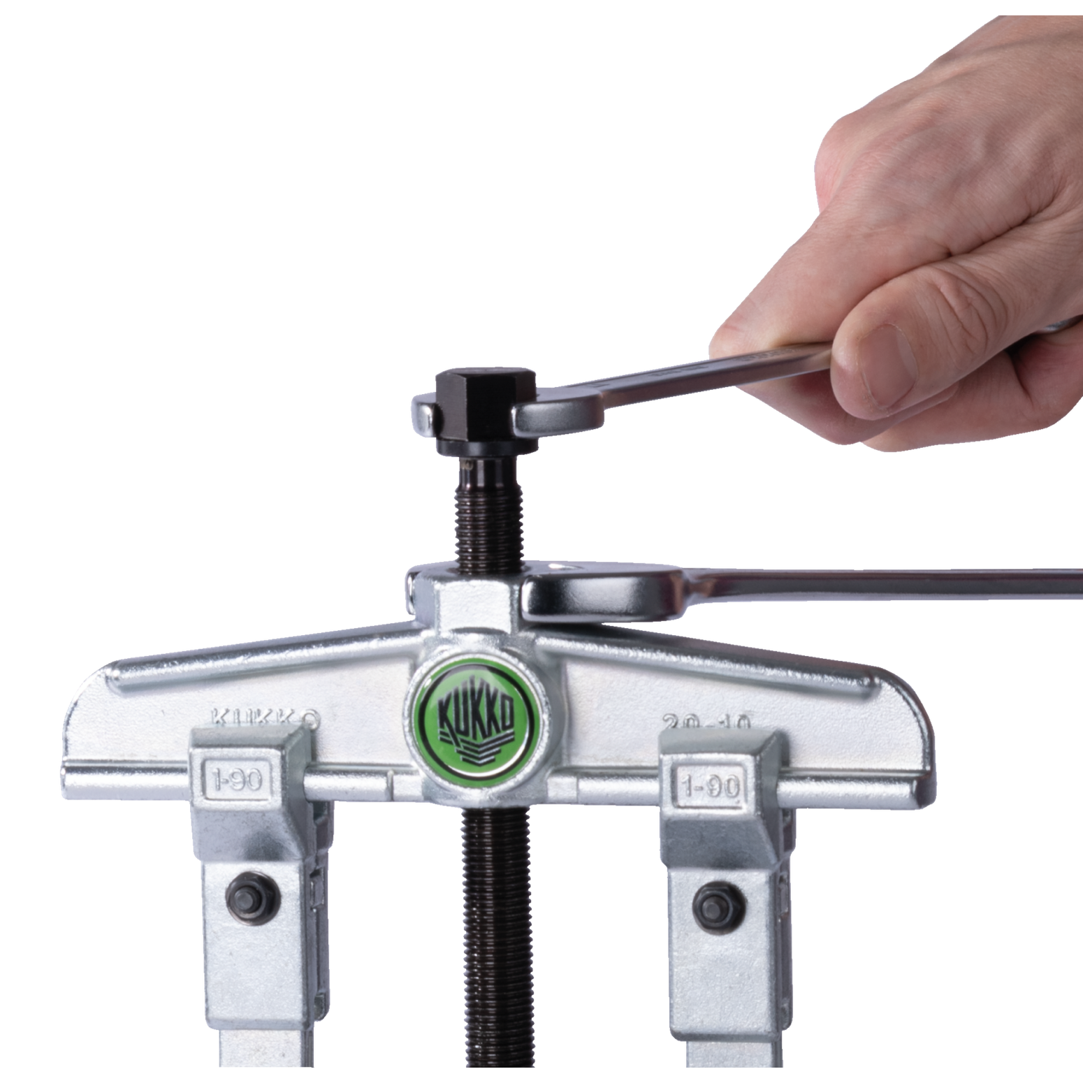 Kukko 20-10 | 2-jaw universal puller, up to 130 mm spread, 100 mm reach