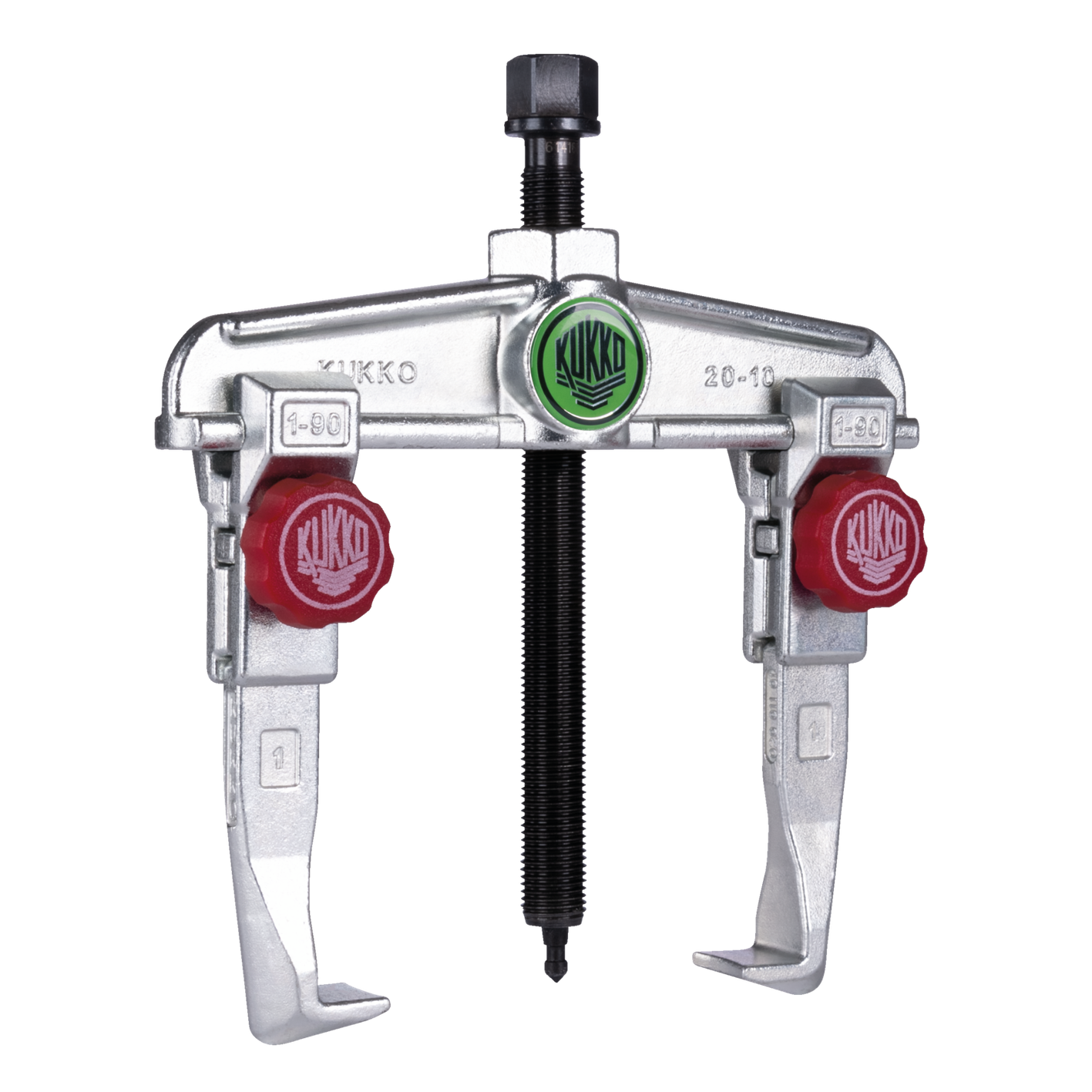 Kukko 20-10+ | 2-jaw universal puller with quick adjustment jaws, up to 130 mm spread, 100 mm reach