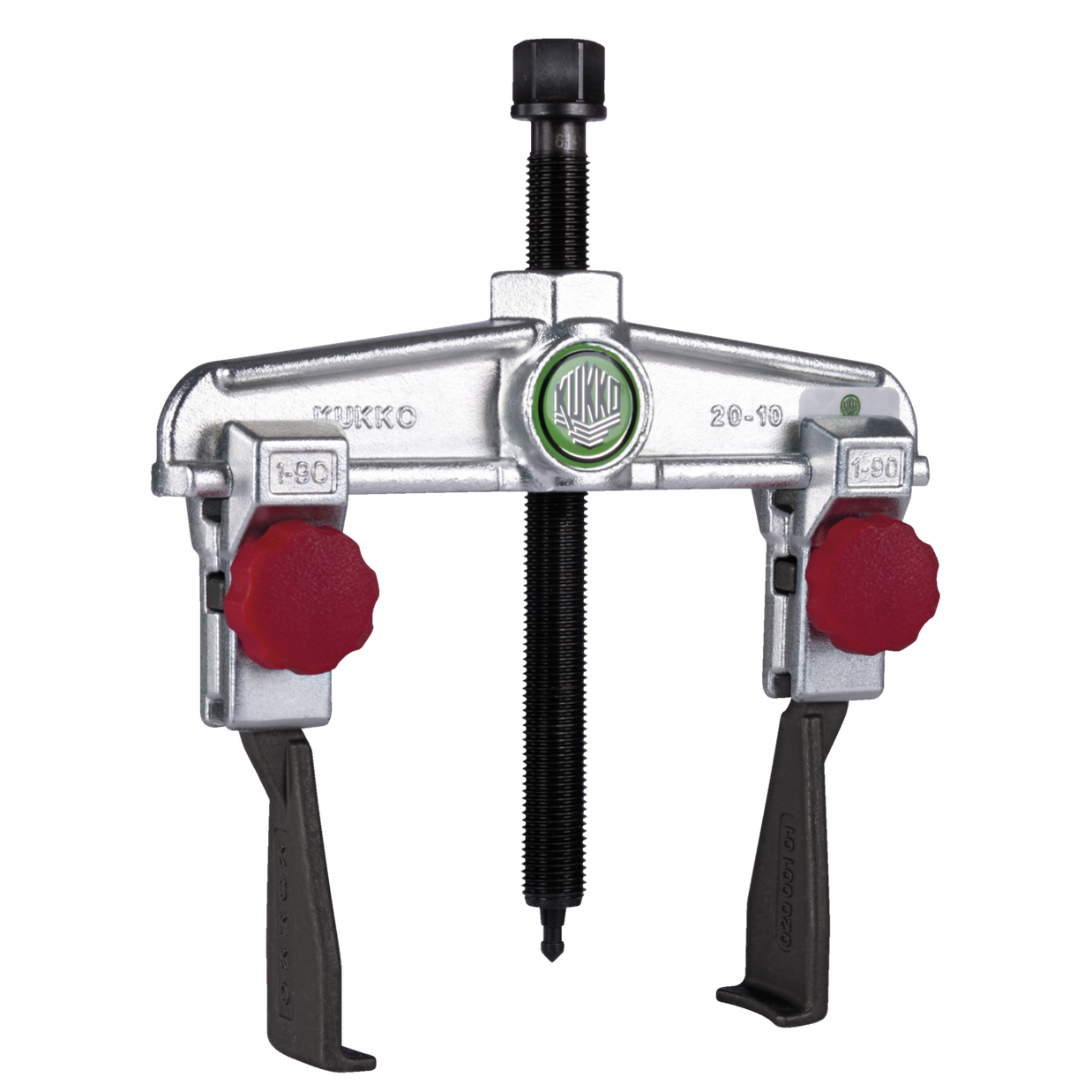 Kukko 20-10+S - 2-arm universal puller 120 x 100 mm with narrow, quick-adjustable trigger hooks