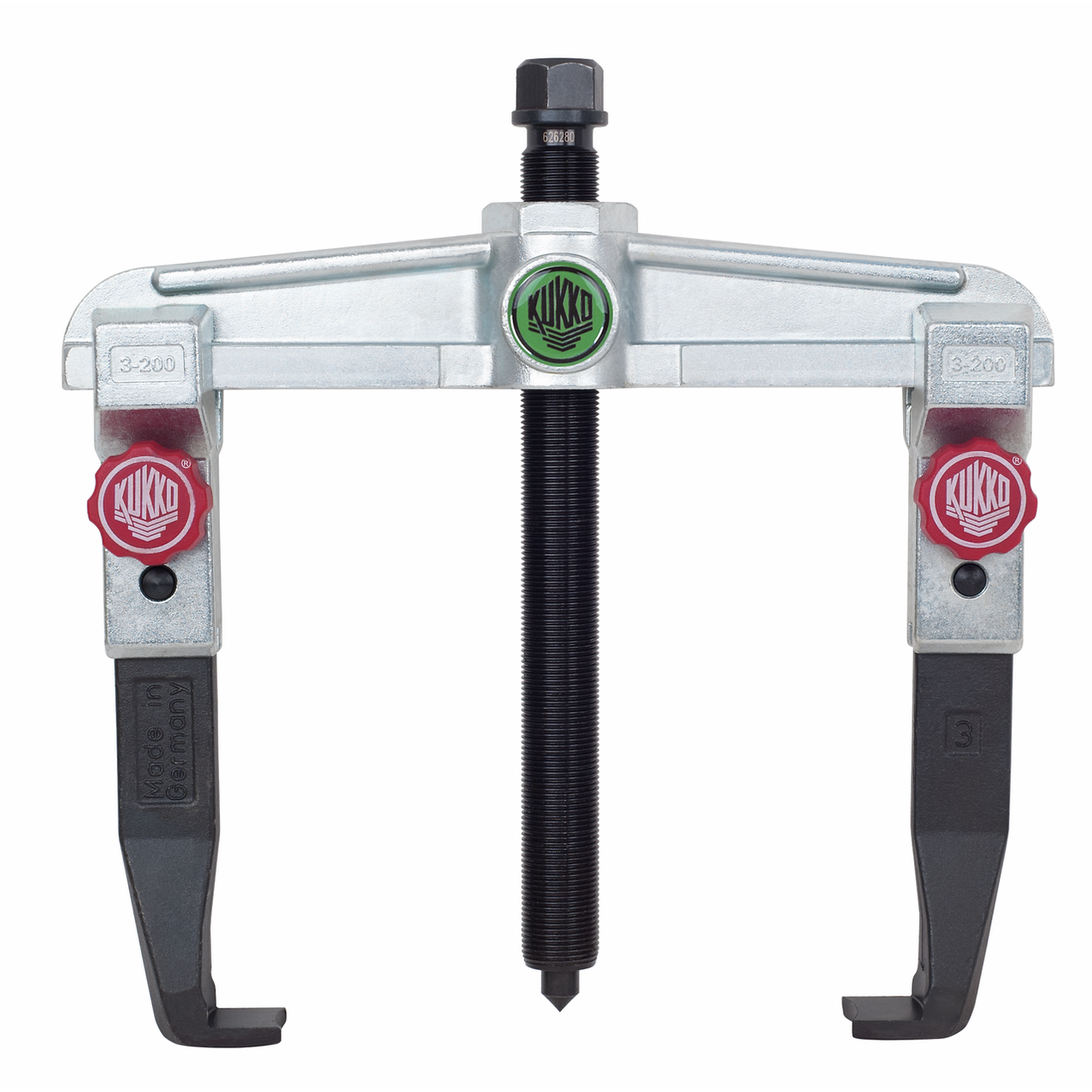 Kukko 20-3+S - 2-arm universal puller 250 x 200 mm with narrow, quick-adjustable puller hooks