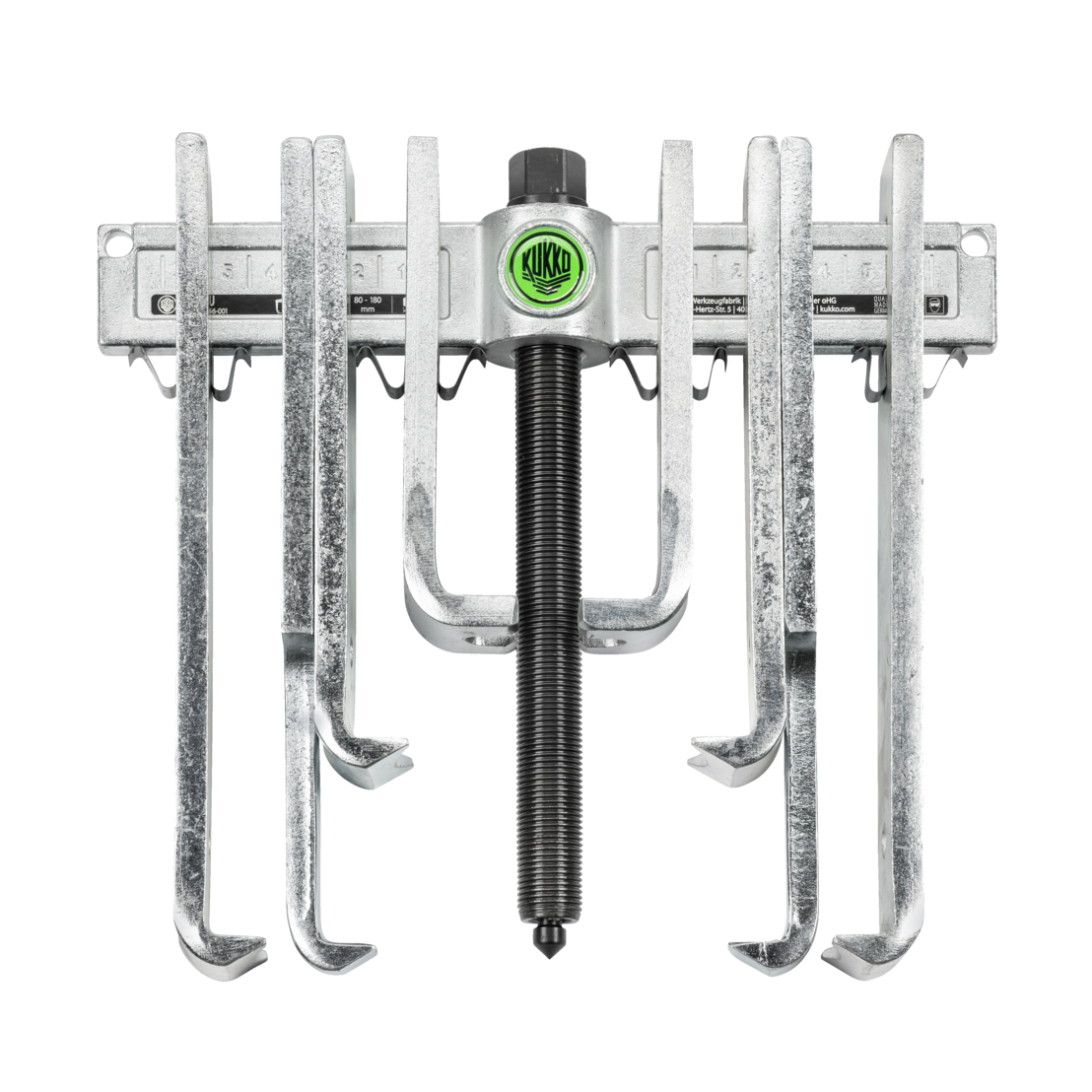 Kukko 200-U - 2-arm universal puller "Economy" with puller legs of different lengths in set