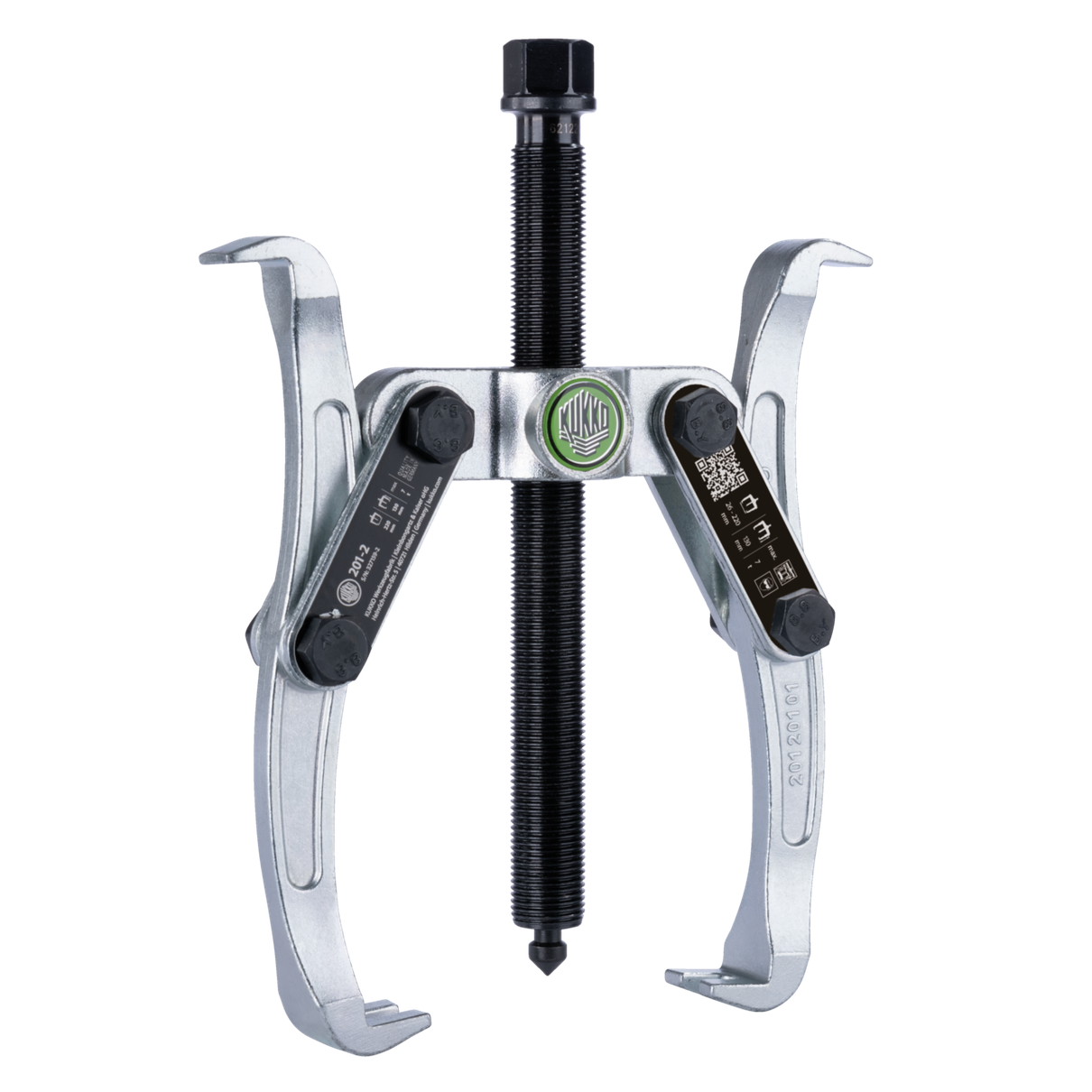 Kukko 201-2 - 2-armed lug puller 220 x 130 mm with oscillating and reversible puller legs