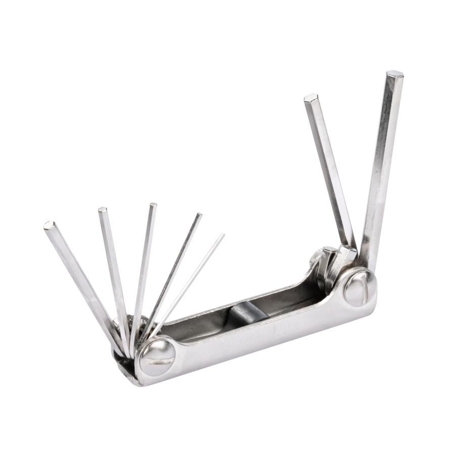 Kukko 205-101 - Handclamp holder with 1,5, 2,0, 2,5, 3,0, 4,0, 5,0, 6,0 mm key width 7-piece