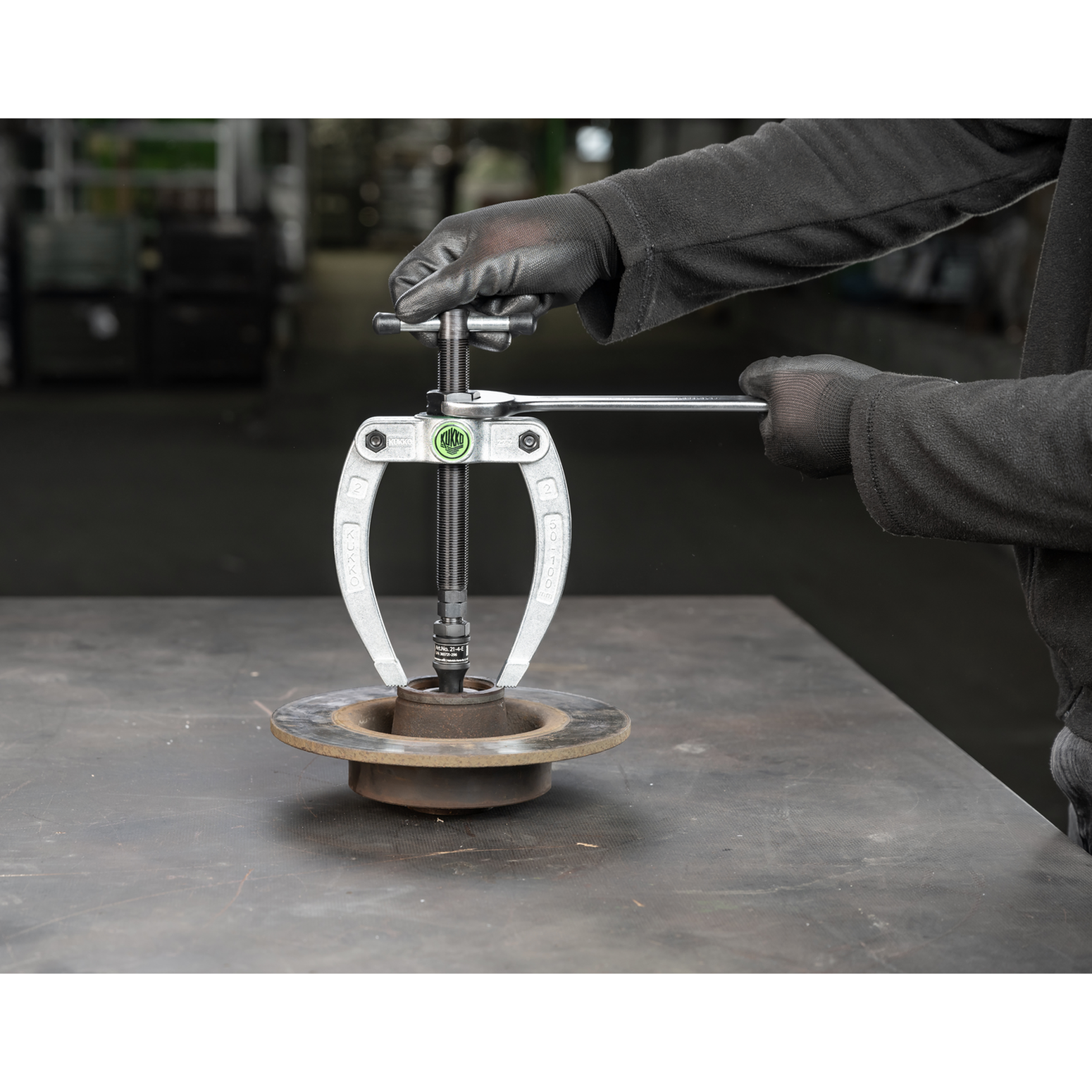 Kukko 21-1 | 2-jaw internal extractor with spread 12 mm - 16 mm, 25 mm insertion depth