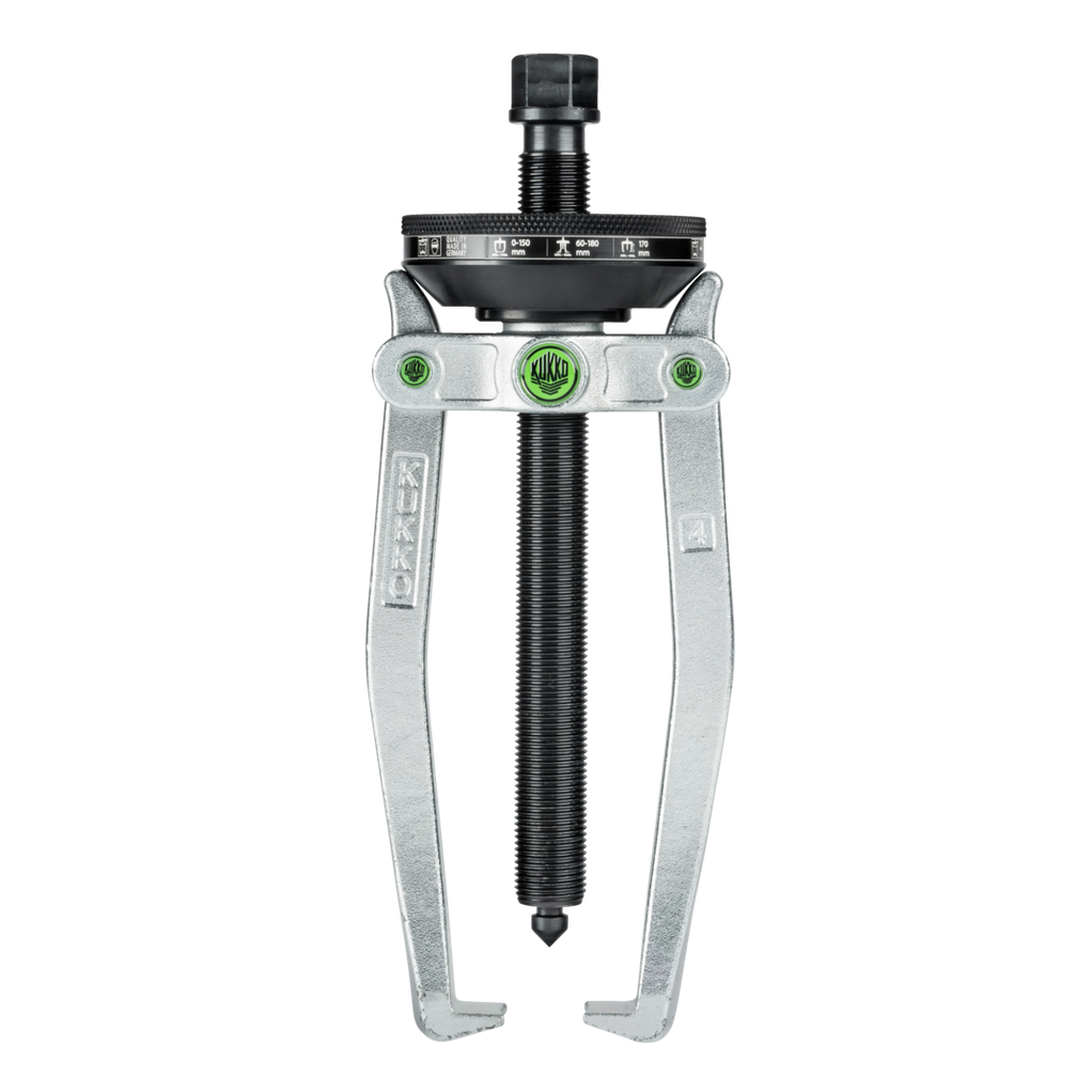 Kukko 220-4 - 2-jaw puller with conical self-tensioning, up to 150 mm spread, 170 mm reach