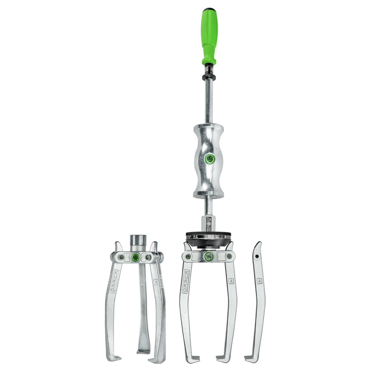 Kukko 220+ - Universal puller with sliding hammer, up to 150 mm spread, with 1.7 kg kg impact weight