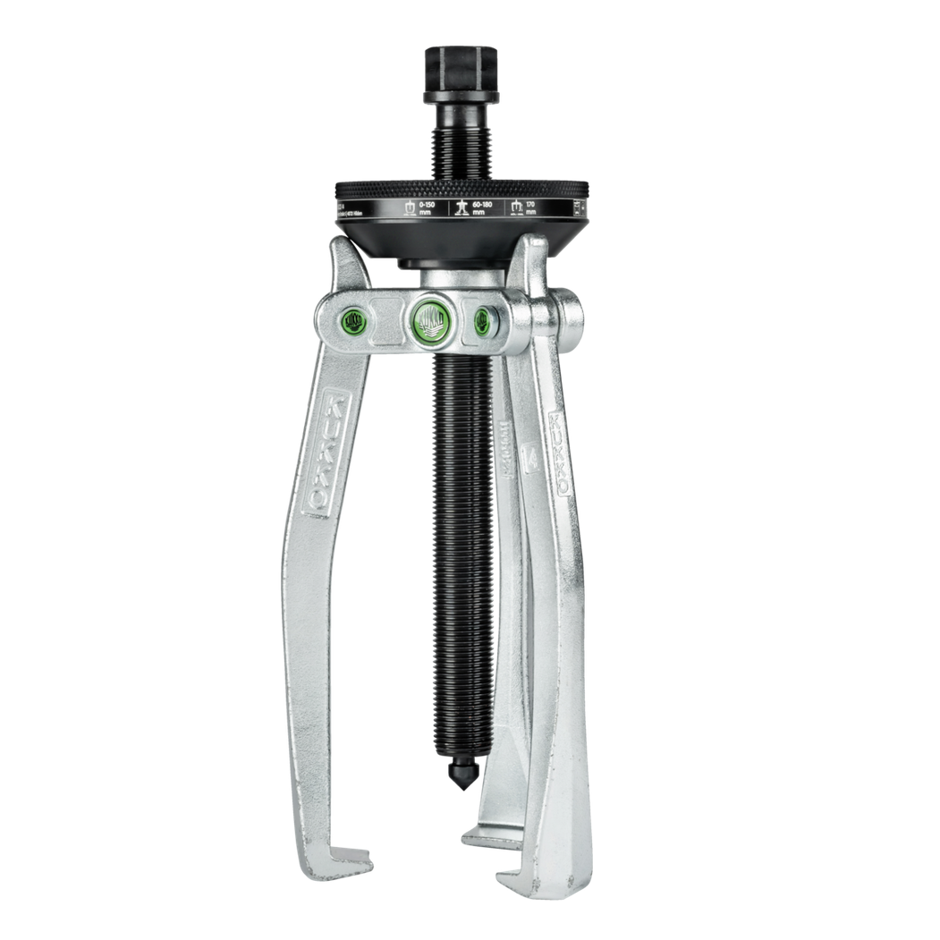 Kukko 221-4 - 3-jaw puller with conical self-tensioning, up to 150 mm spread, 170 mm reach