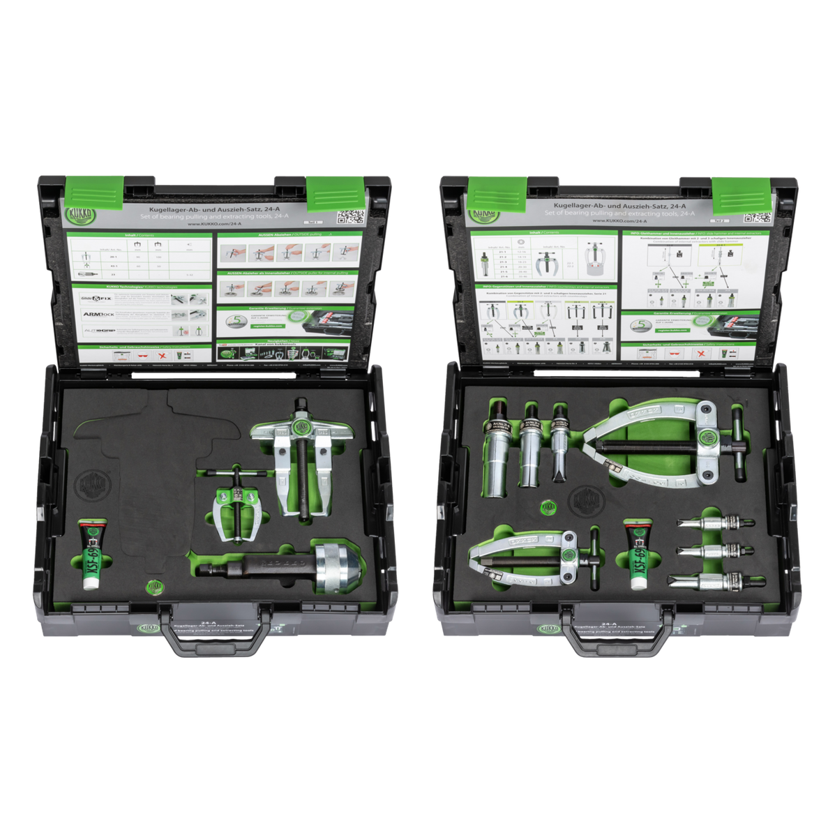 Kukko 24-A - Puller Set 11-piece