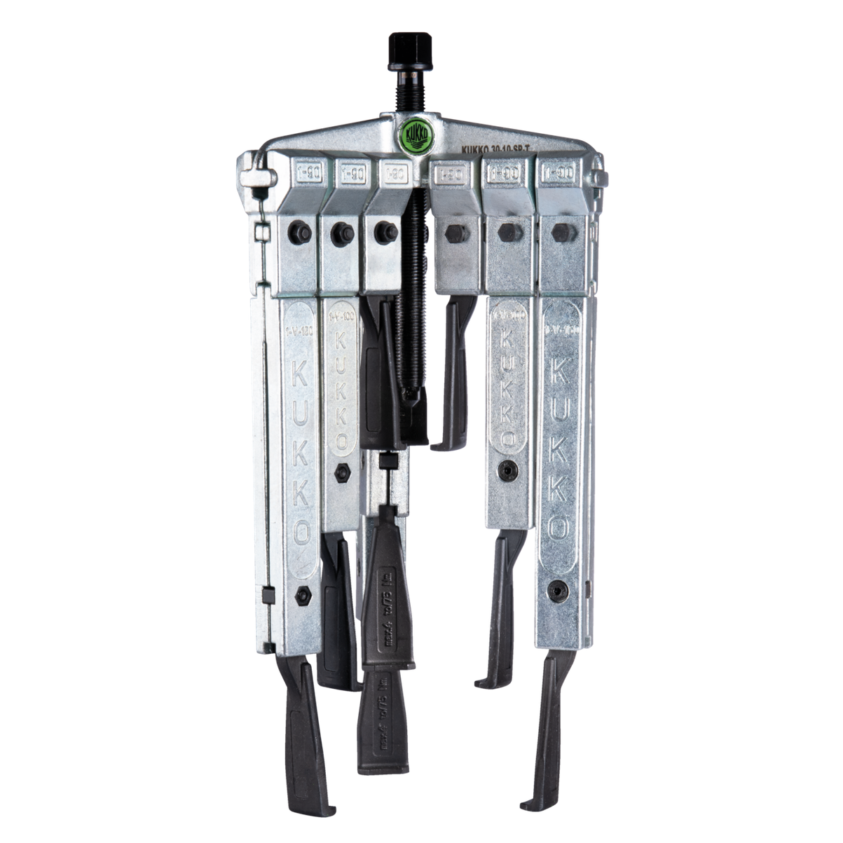 Kukko 30-10-SP-T - 3-arm universal puller 120 x 100 mm with extremely narrow trigger hook in set