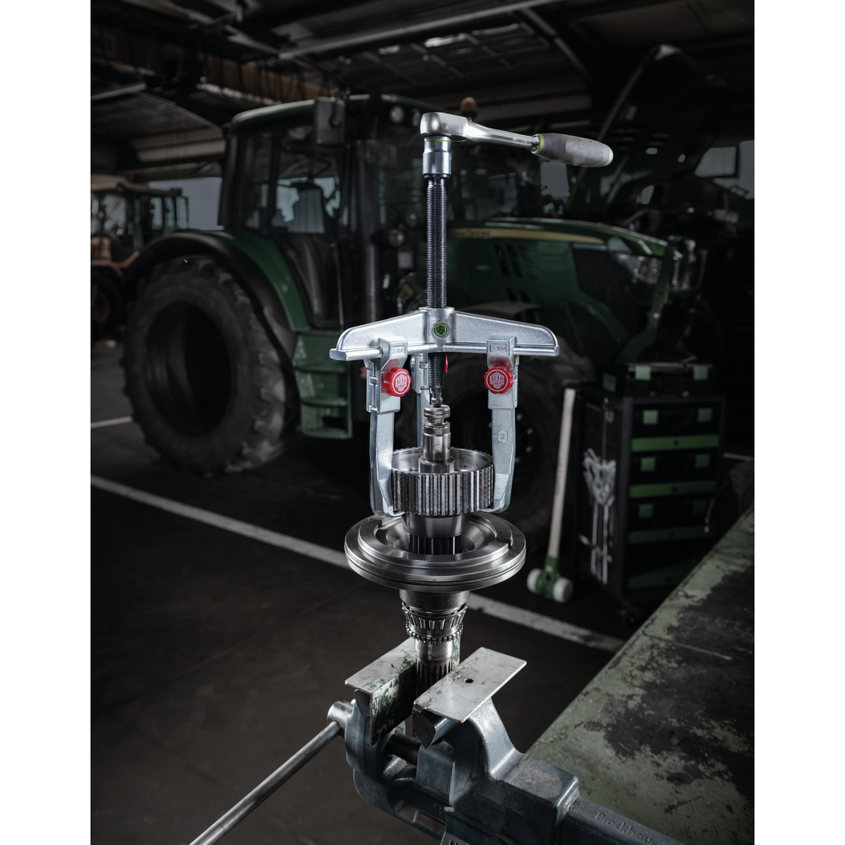 Kukko 30-2+ | 3-jaw universal puller with quick adjustment jaws, up to 160 mm spread, 150 mm reach