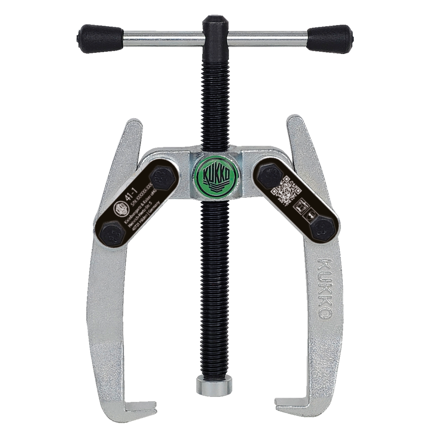 Kukko 41-1 | 2-jaw universal puller with swiveling jaws, up to 65 mm spread, 65 mm reach