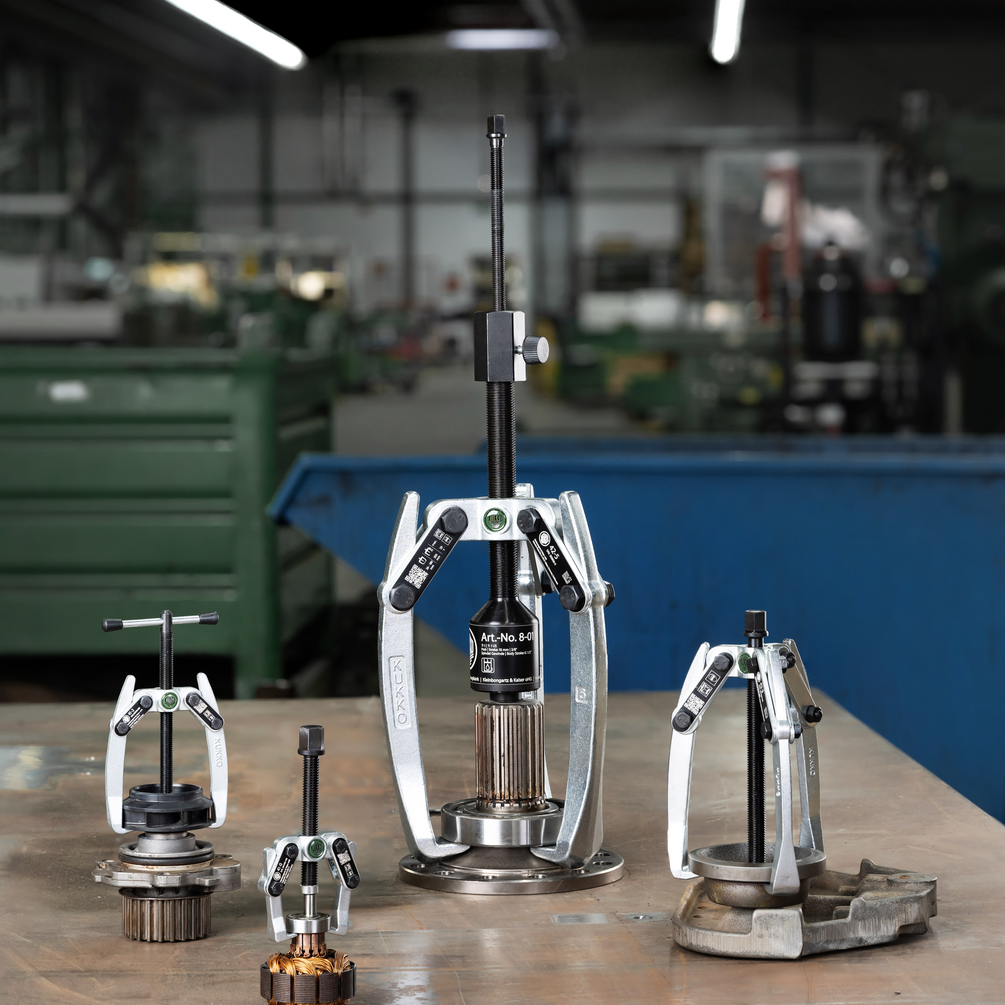 Kukko 42-0 | 3-jaw universal puller with swiveling jaws, up to 60 mm spread, 40 mm reach
