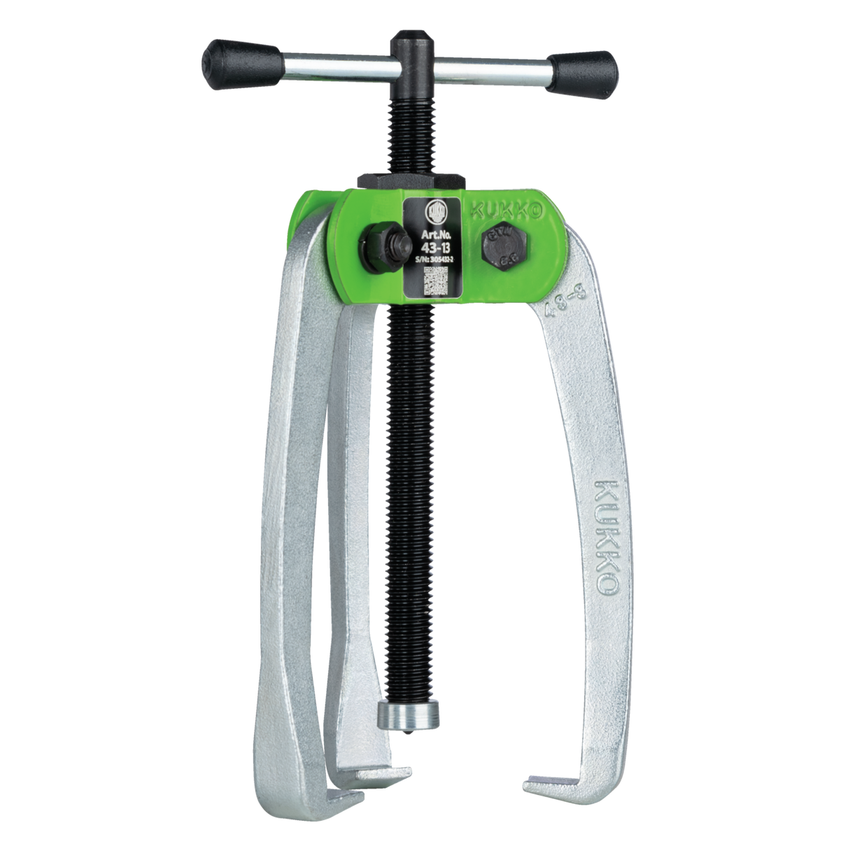 Kukko 43-13 - Handy, 3-arm small parts puller 80 x 80 mm with power-transmitting and self-centering puller legs