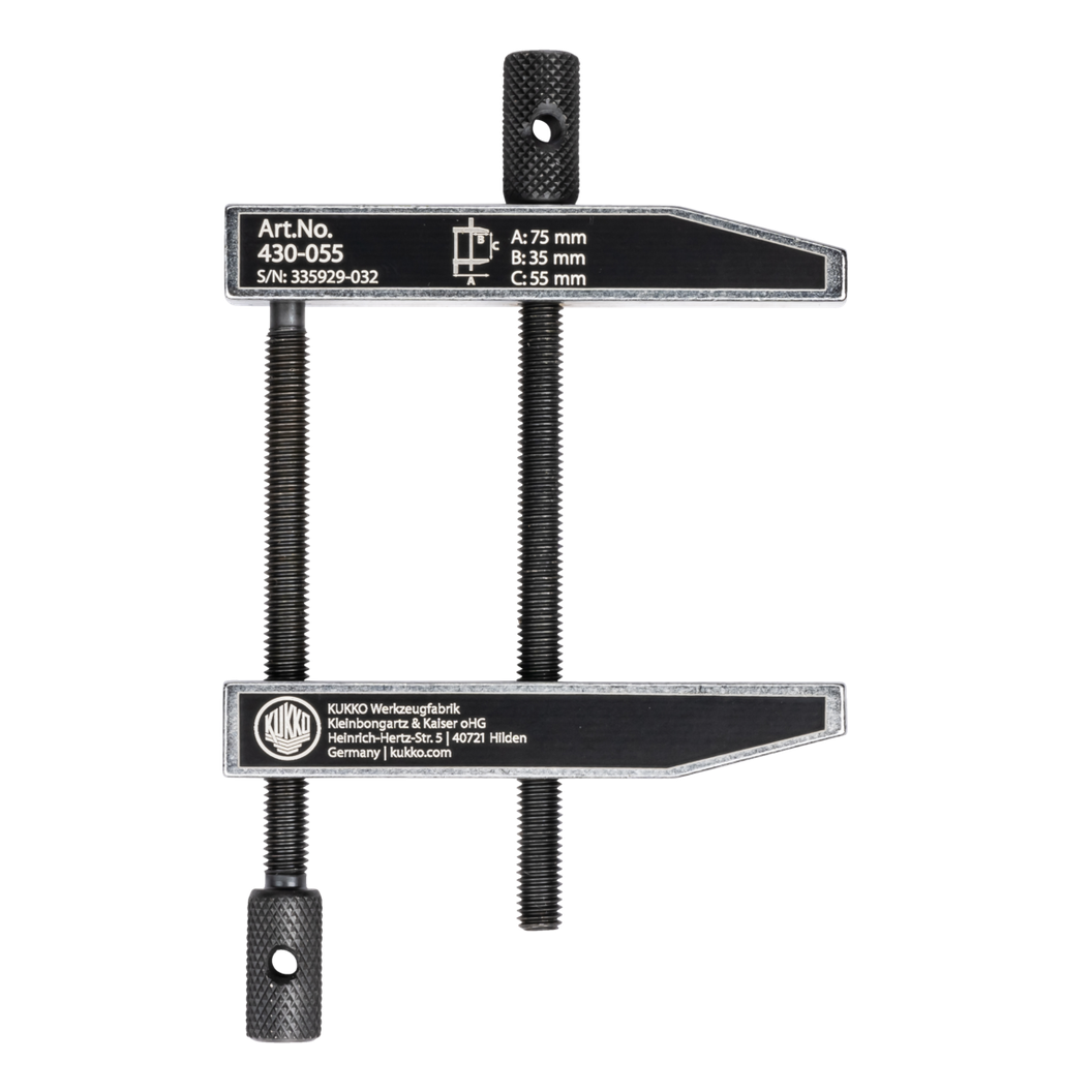 Kukko 430-055 - Parallel screw clamps 0 - 55 mm