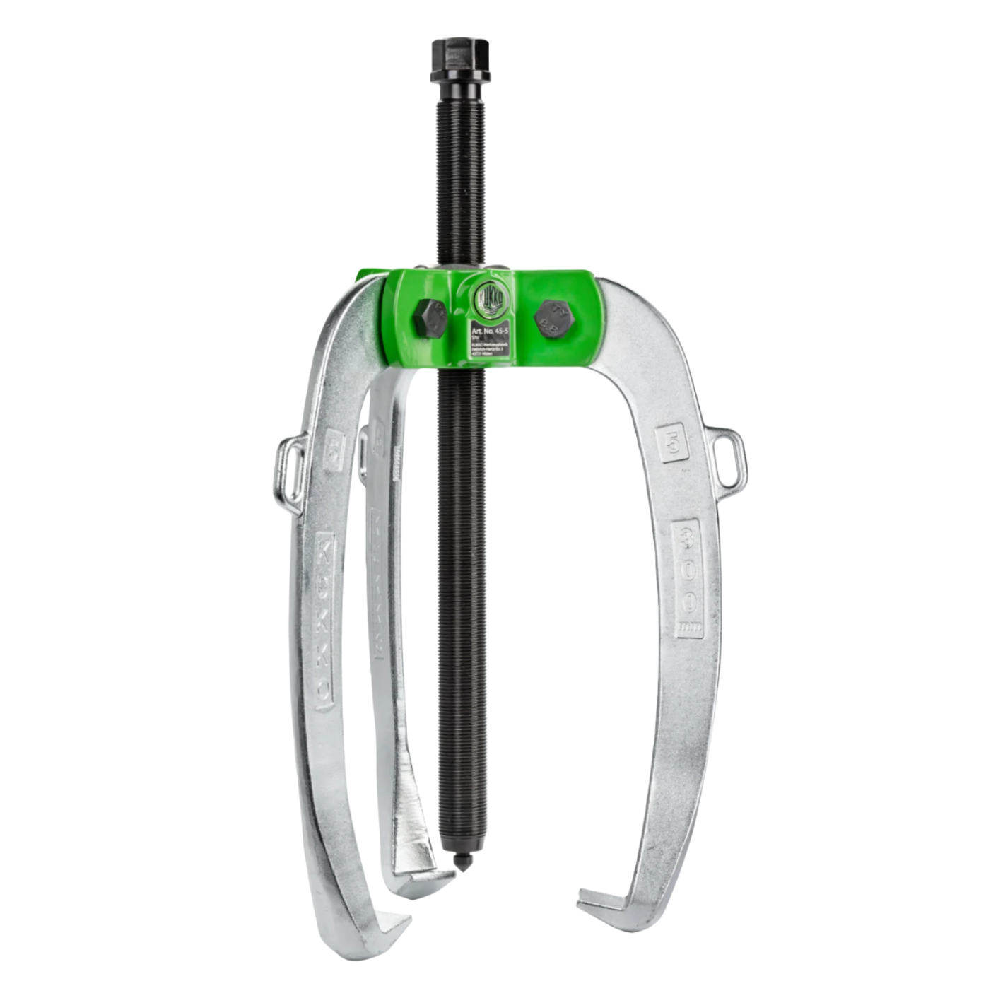 Kukko 45-5 | 3-Jaw Industrial Puller With Force-Amplifying, Self-Centering Jaws, up to 300 mm Spread, 250 mm Reach