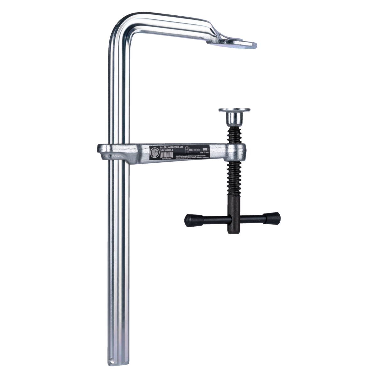 Kukko 469K0300-140 - All-steel screw clamps VIRIDIS with toggle handle 300 x 140 mm