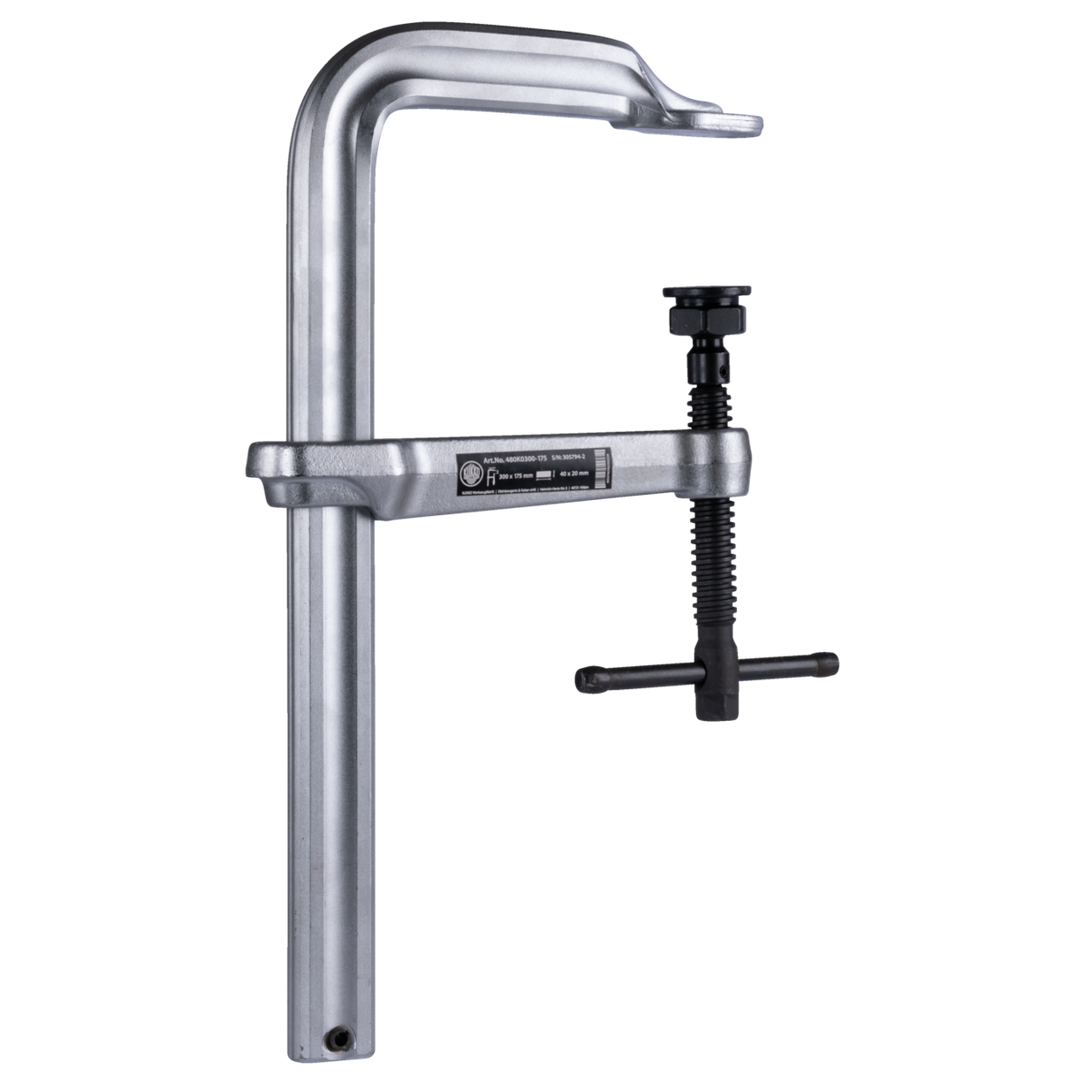 Kukko 480K0300-175 - All steel construction clamps with toggle handle 300 x 175 mm