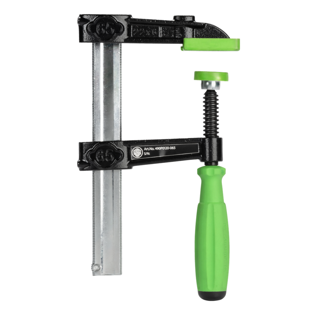 Kukko 490P0400-080 - Malleable cast iron screw clamps VIRIDIS with 3K comfort grip 400 x 80 mm