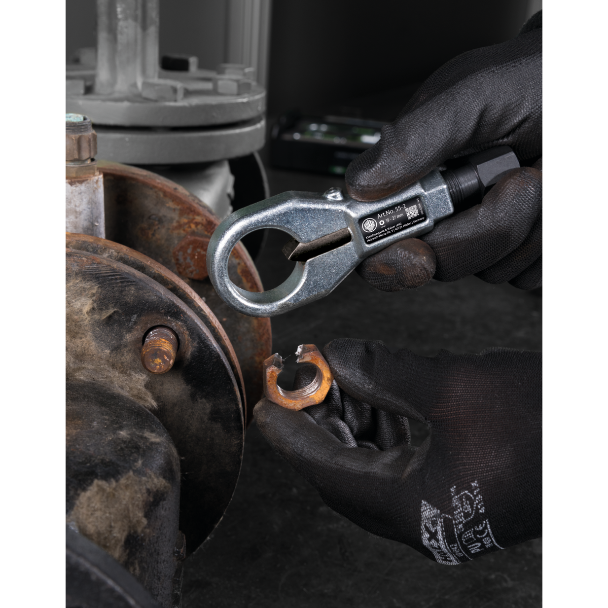 Kukko 55-1 | Single-edged mechanical nut splitter 10 mm - 18 mm