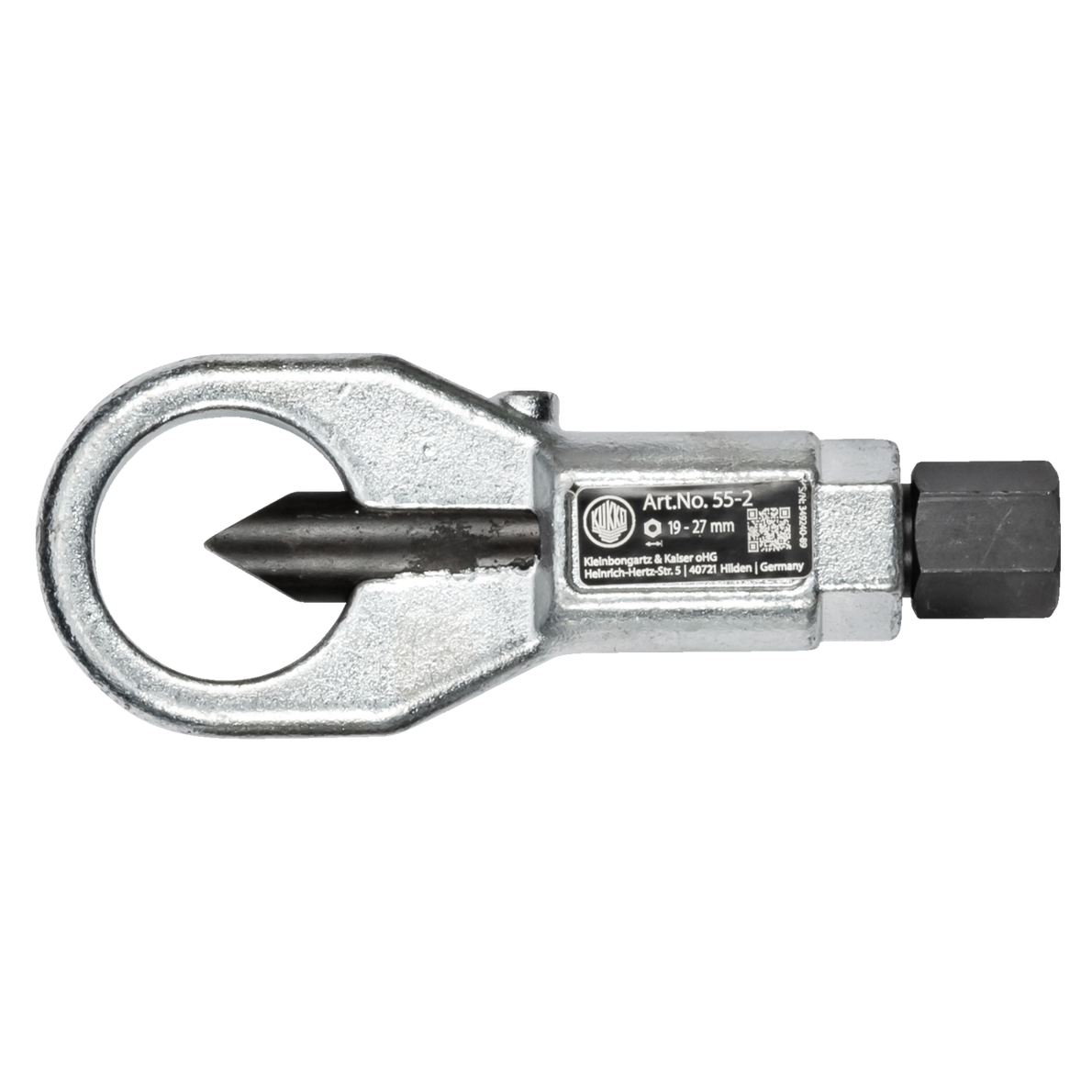 Kukko 55-2 - Single-blade mechanical nut splitter Span 19-27 mm