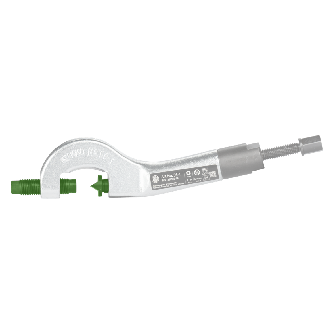 Kukko 56-1-M - Replacement splitter chisel for single-edged, fat hydraulic nut splitters 56-1
