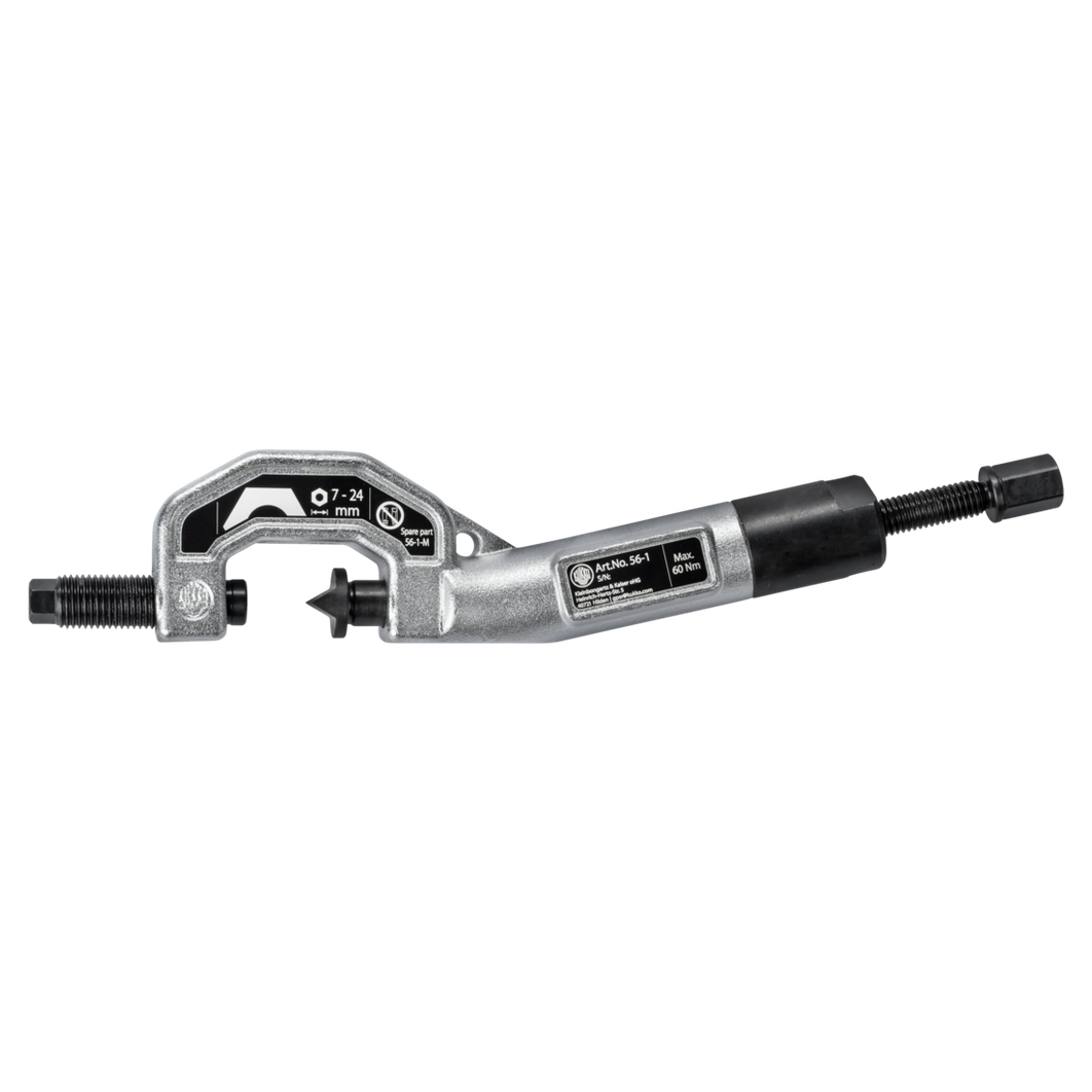 Kukko 56-1 - Single-segment, grease-hydraulic nut splitter Span 7-24 mm