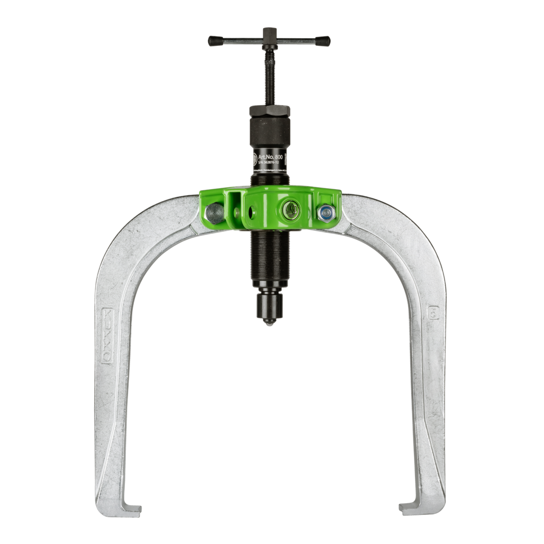 Kukko 844-5-B - Handy, 2-arm pullers 250 x 250 mm with power-transmitting, self-centering puller legs and grease-hydraulic spindle up to 10 t