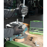 Kukko KS-22-01 | 10-piece sliding hammer set in set with thread adapters in various sizes