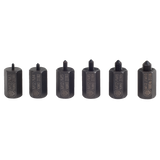 Kukko KS-22-01 | 10-piece sliding hammer set in set with thread adapters in various sizes