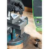 Kukko KS-22-01 | 10-piece sliding hammer set in set with thread adapters in various sizes