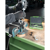 Kukko KS-22-01 | 10-piece sliding hammer set in set with thread adapters in various sizes