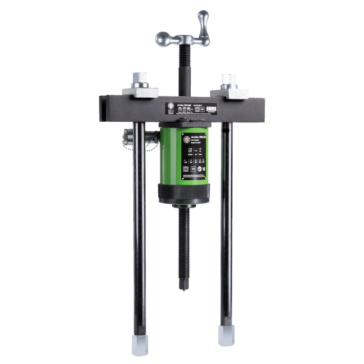Kukko Y38-180 - Hydraulic PULL/PRESSION extractor with hydraulic spar piston cylinder for pump drive 180-420x330 mm