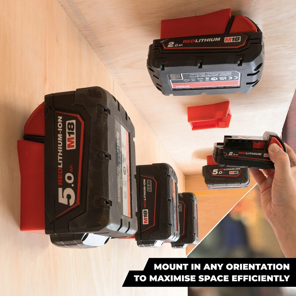 Milwaukee M18 Battery Holders