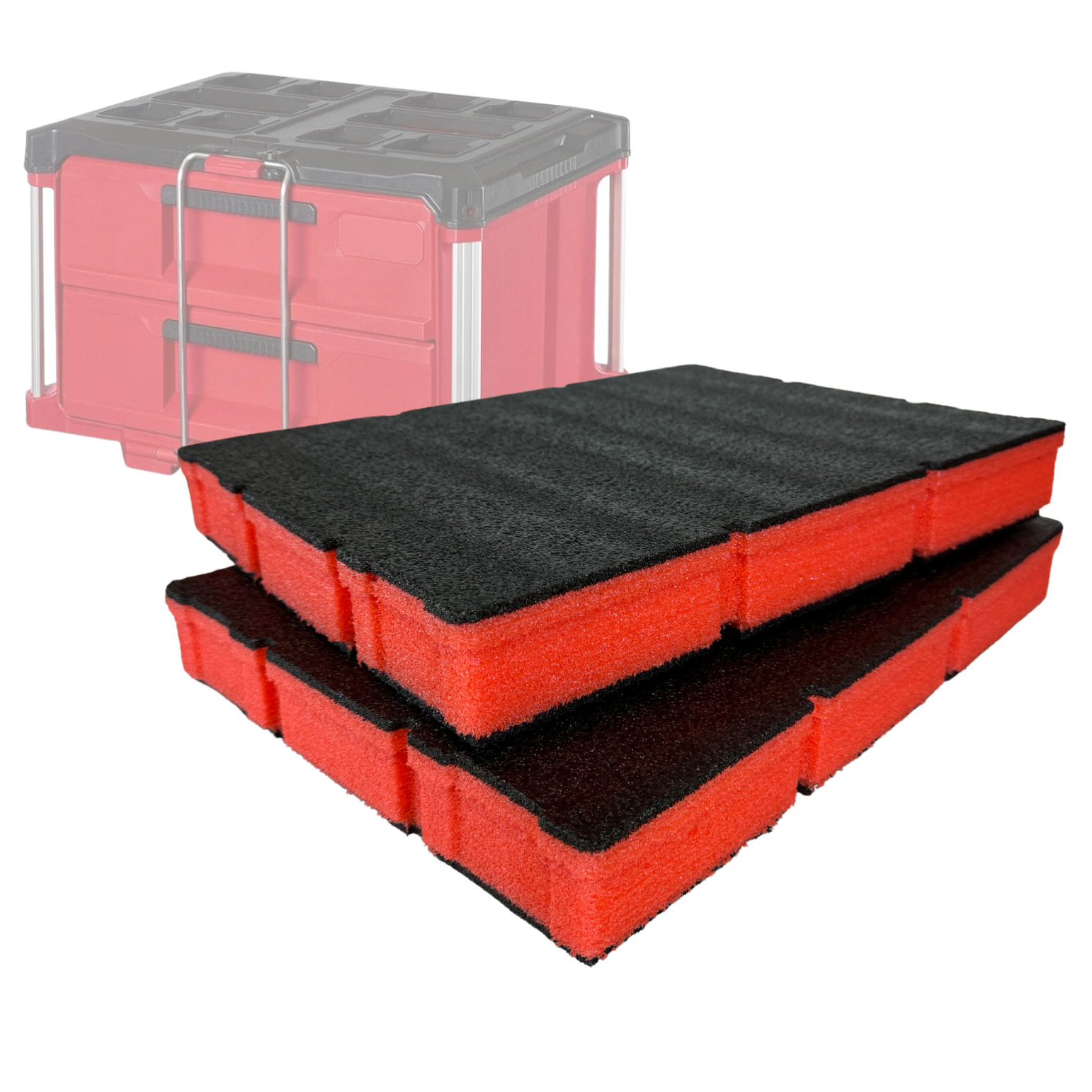 Milwaukee PACKOUT 2 & 3 Drawer Tool Box 48-22-8443 and 48-22-8442 - Kaizen Inserts