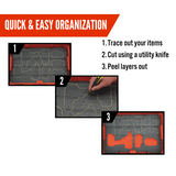 Milwaukee PACKOUT Compact Organizer 48-22-8435 - Kaizen Insert