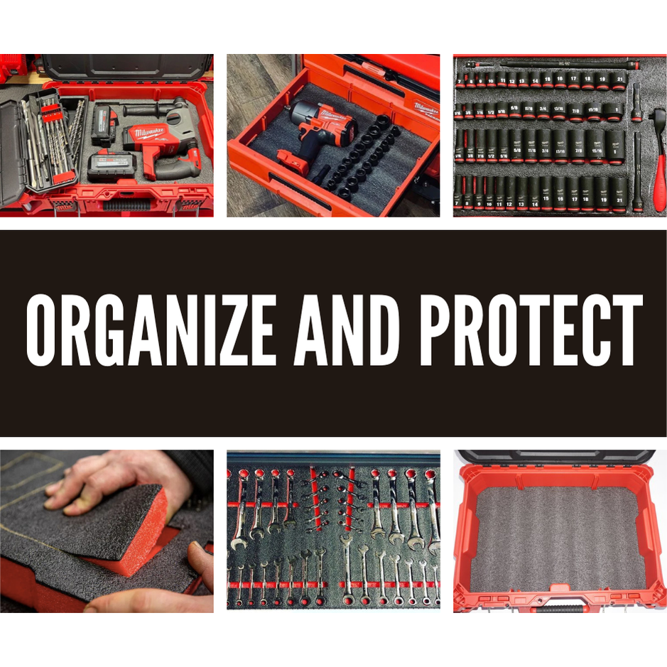 Milwaukee PACKOUT Large Tool box 48-22-8425 - Kaizen Insert