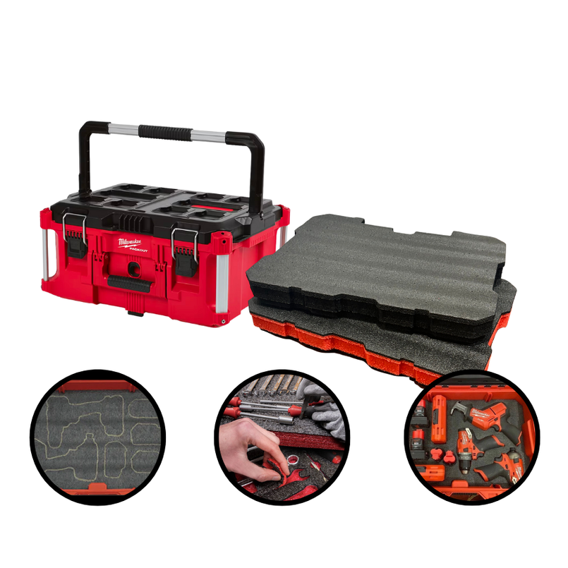 Milwaukee PACKOUT Large Tool box 48-22-8425 - Kaizen Insert