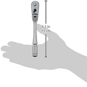 Nepros NBRC390F 3/8" 90-Tooth Compact Ratchet, Flex