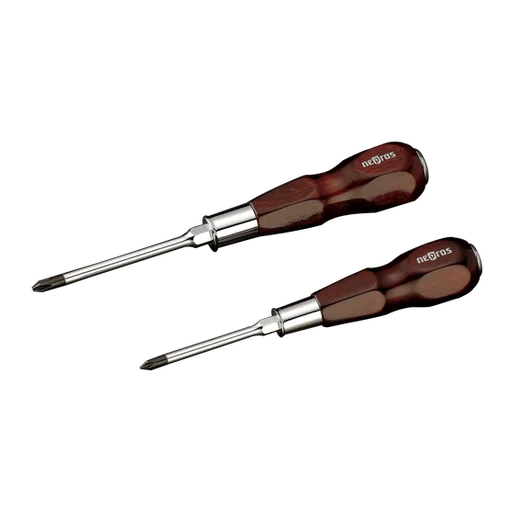 Nepros ND3P JIS Wooden Screwdrivers, Phillips