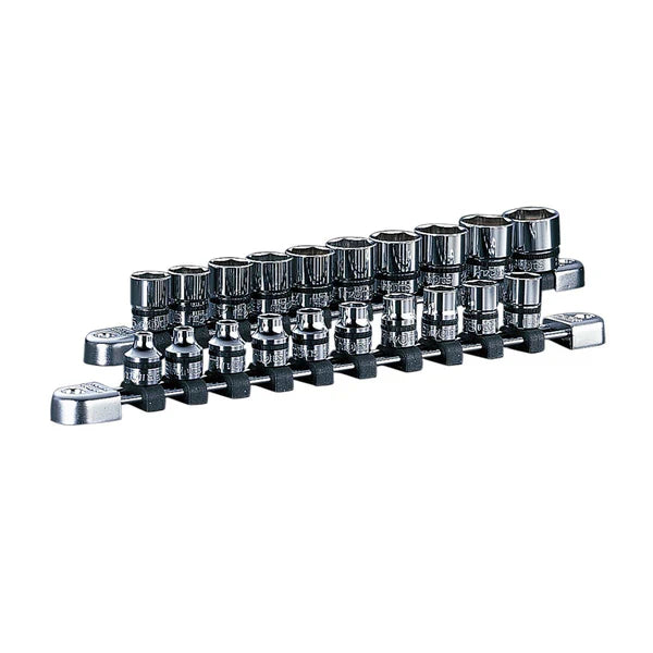 Nepros NTB320A - 3/8"sq. Socket Set 6pt. Metric 20pcs
