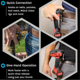 Nöhlster Locking Tool Clip & GroovNüb Bit Holder 1-Pack